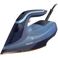 Philips Azur 8000 Series DST8020 Steam Iron 3000W - Efficient Blue and Purple Design for Effortless Ironing